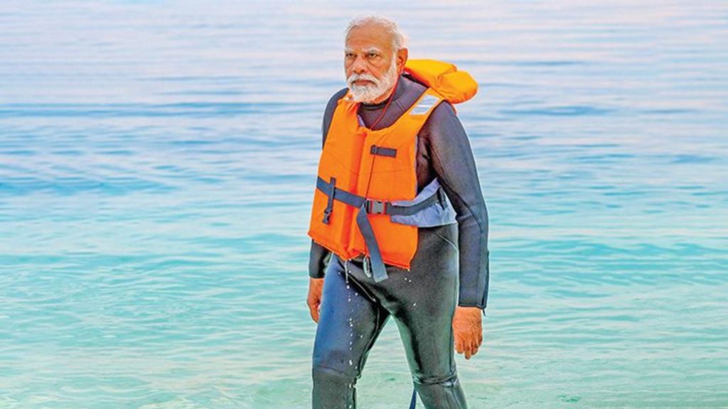 मालदीव नही अब लक्षद्वीप बन बन रहा पर्यटको का ठिकाना 
