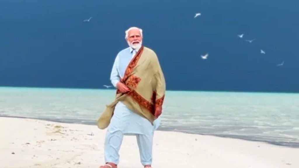 मालदीव नही अब लक्षद्वीप बन बन रहा पर्यटको का ठिकाना 
