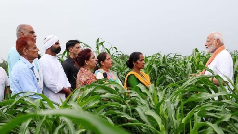 pm modi explaining 109 seeds