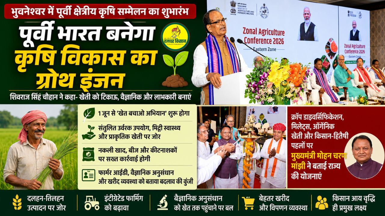Eastern India will become the new growth engine of agricultural development a major roadmap for agricultural reforms was made in the Bhubaneswar conference