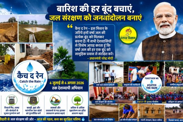 A national call to save every raindrop the ‘Catch the Rain campaign will give new momentum to water conservation