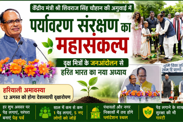 Call for nationwide tree plantation on Hariyali Amavasya Shivraj Singh Chouhan