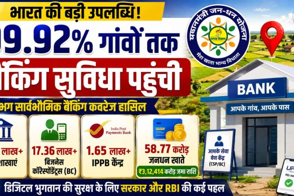 Banking facilities have reached 99.92 percent of inhabited villages in the country