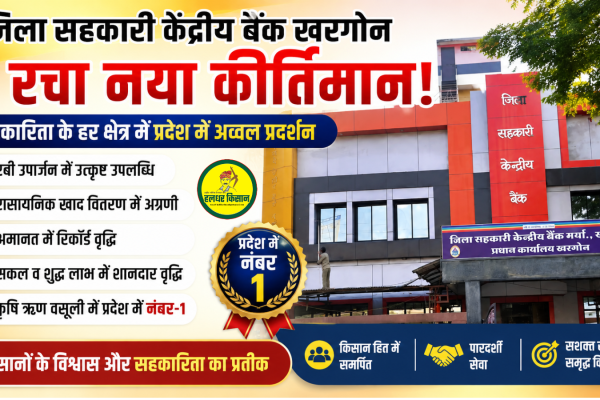 District Cooperative Central Bank Khargone sets a new record